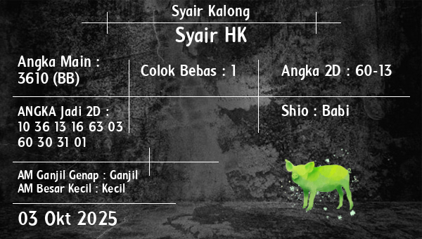 Syair Kalong - Syair HK